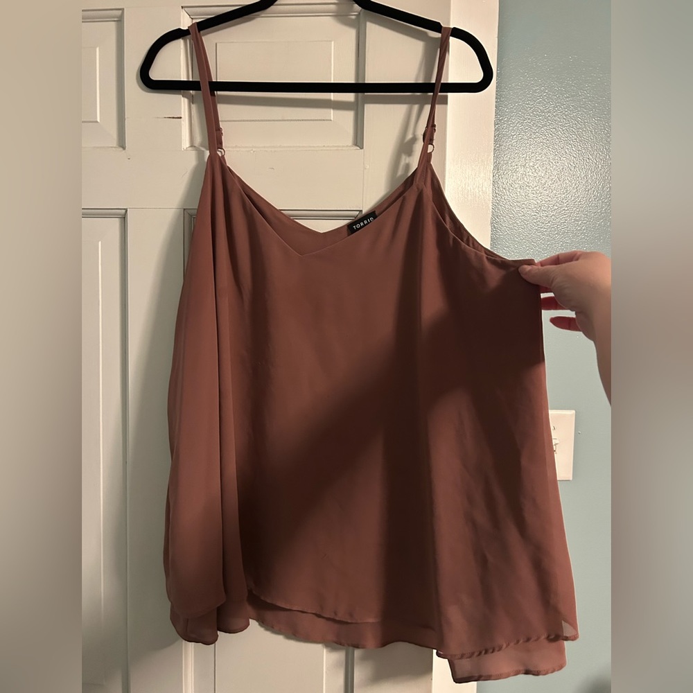 Torrid swing cami in mauve